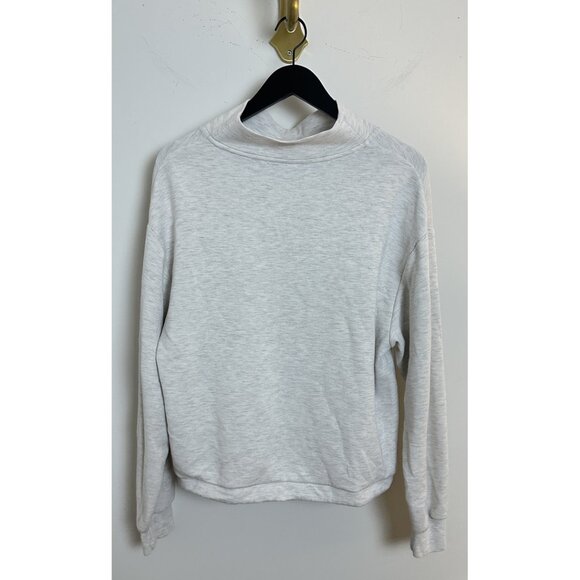 VARLEY Betsy Sweatshirt in Ivory Marl Size Medium - Picture 9 of 14